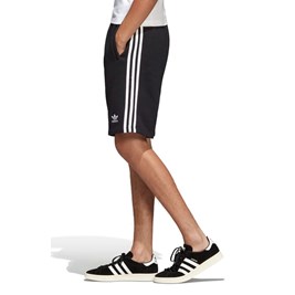 Bermuda Adidas 3 Stripes Preta/Branca