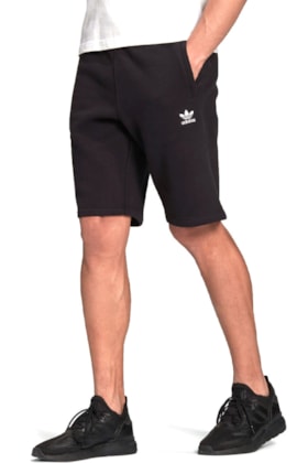 Bermuda Adidas Adicolor Essentials Trefoil Preto/Branco