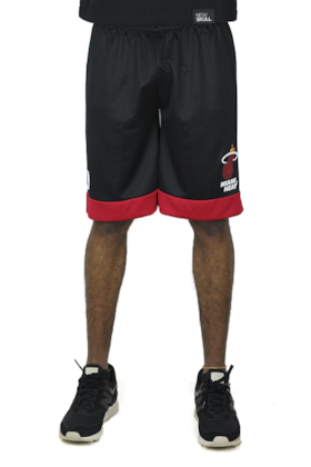 Bermuda Nba Game Miami Heat Preto Bermuda Nba Game Miami Heat Preto