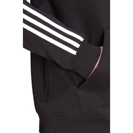 Blusa Moletom Adidas Capuz Adicolor Classics 3-Stripes Preto/Branco