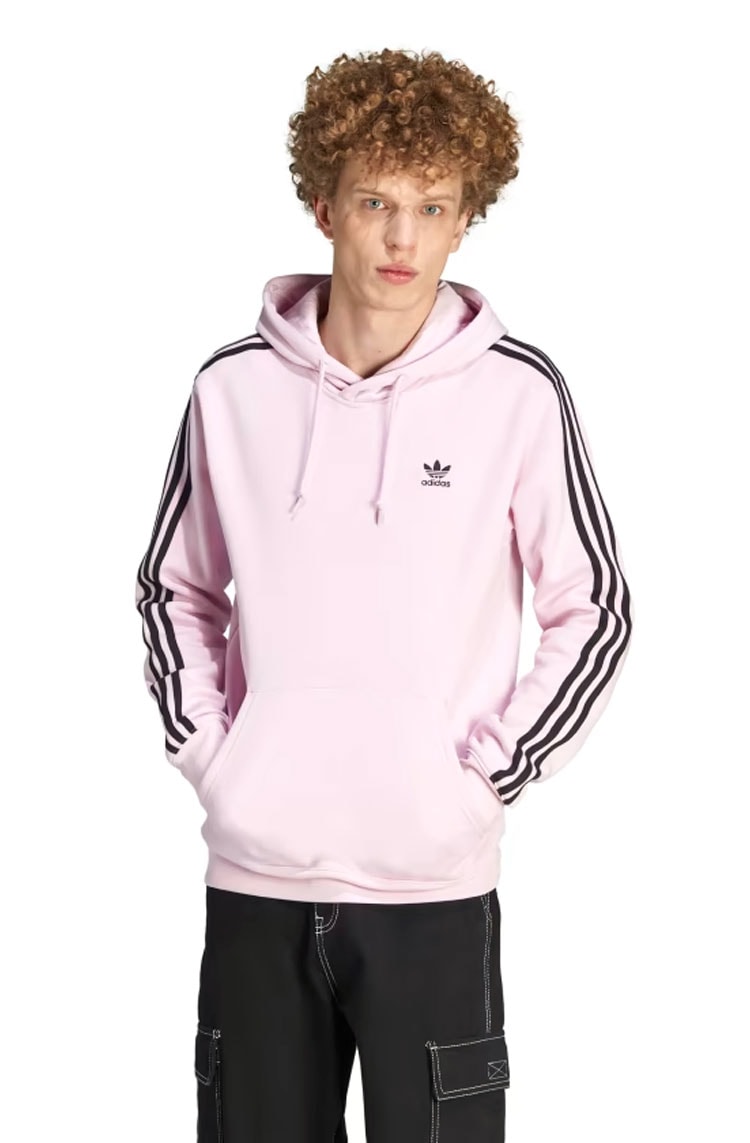 Moletom adidas rosa store claro