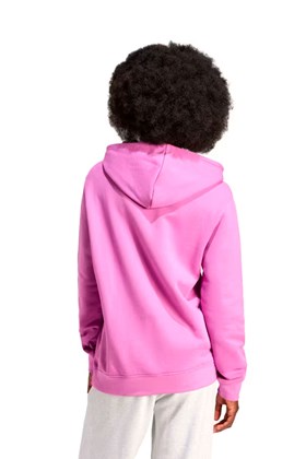 Blusa Moletom Adidas Capuz Regular Adicolor Essentials Rosa