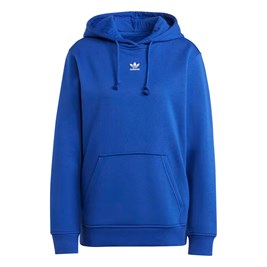 Blusa Moletom Adidas Fleece Adicolor Essentials Azul