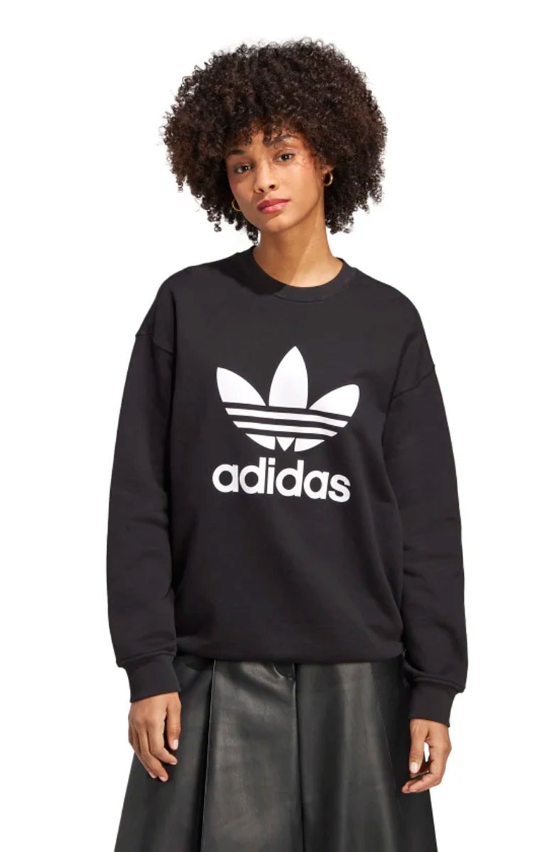 Moletom adidas best sale trefoil feminino