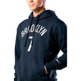 Blusão Moletom Nike Brooklyn Nets Masculino Pullover Fleece