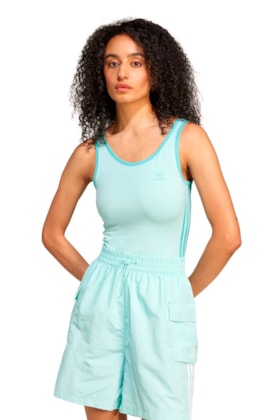 Body Adidas Adicolor 3-stripes Turquesa