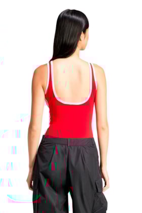 Body Adidas Adicolor 3-stripes Vermelho/Branco