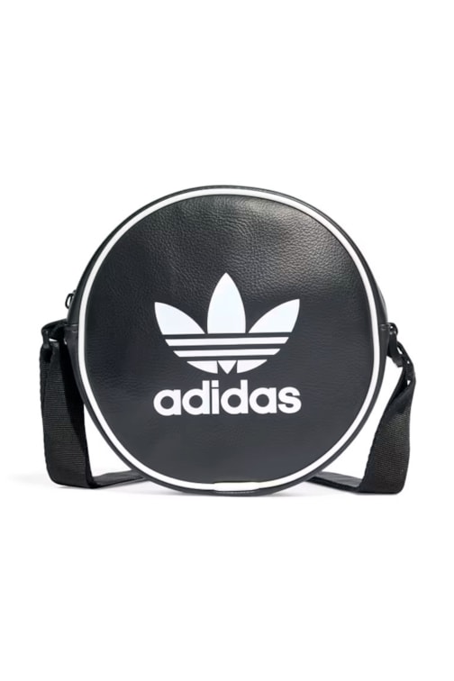 Bolsa Adidas Redonda Adicolor Classic Preto/Branco