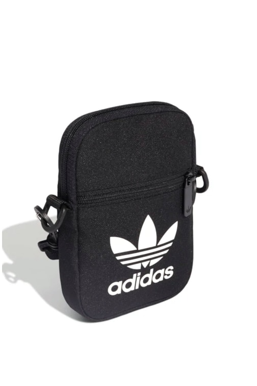 Bolsa Adidas ShoulderBag Festival Trefoil Preta/Branca NewSkull