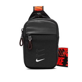 Bolsa Nike Shoulderbag Essentials Unissex Preta/Laranja