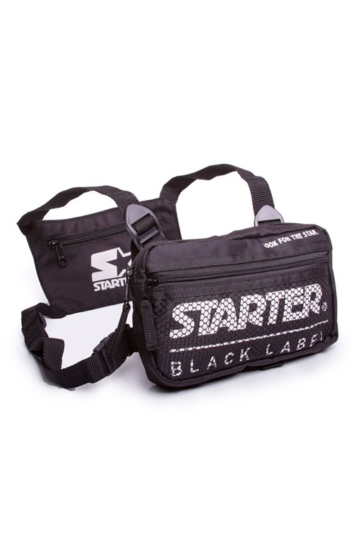 Bolsa STARTER Shoulder Chest Bag Preta/Branca