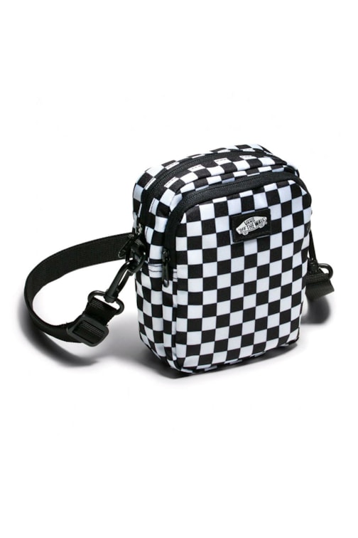 Bolsa Vans Go Getter Checkerboard Preto/Branco