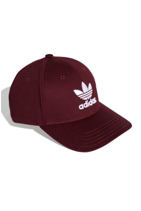 Bone Adidas Aba Curva Baseball Trefoil Strapback Bordo Bone Adidas Aba Curva Baseball Trefoil Strapback Bordo