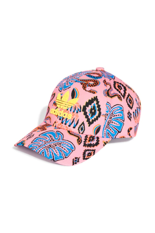 Boné Adidas x Farm Rio Strapback Rosa/Azul