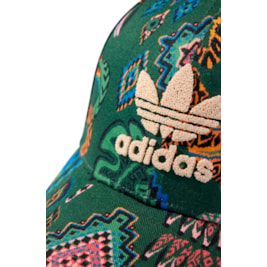 Boné Adidas x Farm Rio Strapback Verde/Azul