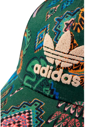 Boné Adidas x Farm Rio Strapback Verde/Azul