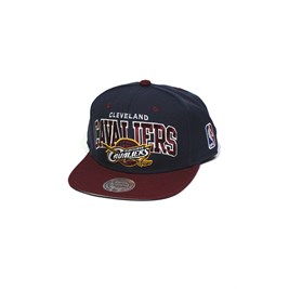 Boné Mitchell and Ness Cleveland Cavaliers Team Arch Snapback