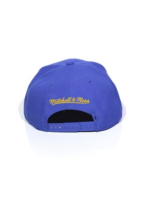 Boné Mitchell and Ness Golden State Warrios Logo Solid Snapback