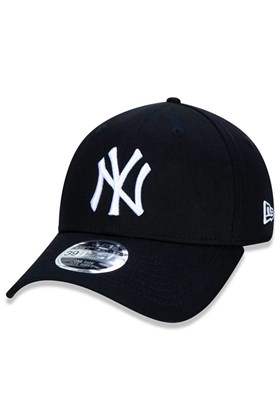 Boné New Era 39THIRTY High Crown MLB New York Yankees Preto/Branco