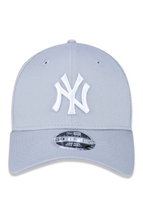 Boné New Era 39thirty Mlb New York Yankees Cinza/Branco