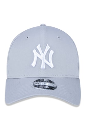 Boné New Era 39thirty Mlb New York Yankees Cinza/Branco Boné New Era 39thirty Mlb New York Yankees Cinza/Branco