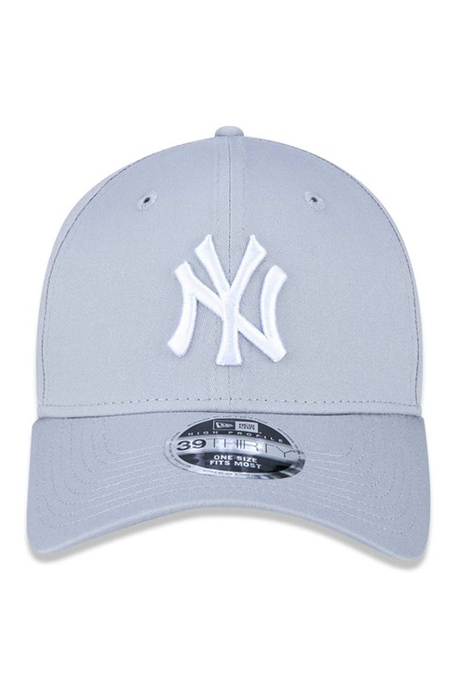 Boné New Era 39THIRTY MLB New York Yankees Cinza/Branco