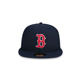 Boné New Era 59fifty Boston Red Sox Mlb Azul Marinho/Vermelho