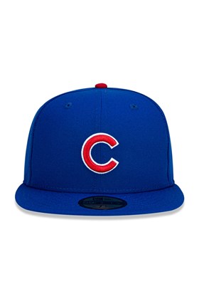 Boné New Era 59fifty Chicago Cubs Mlb Azul/Vermelho