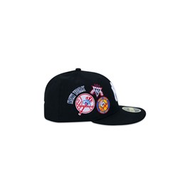 Boné New Era 59FIFTY Fitted Low Profile MLB New York Yankees Core Preto