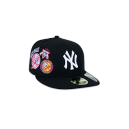 Boné New Era 59FIFTY Fitted Low Profile MLB New York Yankees Core Preto