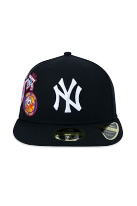 Boné New Era 59FIFTY Fitted Low Profile MLB New York Yankees Core Preto