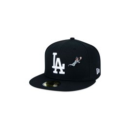 Boné New Era 59FIFTY Fitted MLB Los Angeles Dodgers All Building Preto