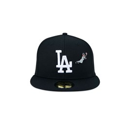 Boné New Era 59FIFTY Fitted MLB Los Angeles Dodgers All Building Preto