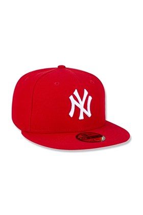Boné New Era 59FIFTY MLB New York Yankees Vermelho