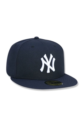 Boné New Era 59fifty New York Yankees Mlb Azul Marinho/Branco