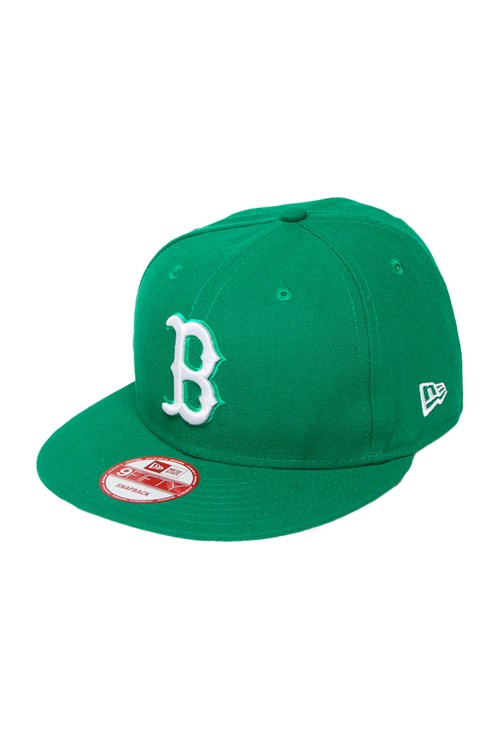 Bone New Era 9Fifty Boston Red Sox Mlb Verde/Branco