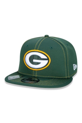 Boné New Era 9Fifty Nfl Onfield Coleção Sideline Green Bay Packers Verde Boné New Era 9Fifty Nfl Onfield Coleção Sideline Green Bay Packers Verde