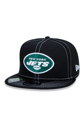 Boné New Era 9Fifty Nfl Onfield Coleção Sideline New York Jets Preto Boné New Era 9Fifty Nfl Onfield Coleção Sideline New York Jets Preto