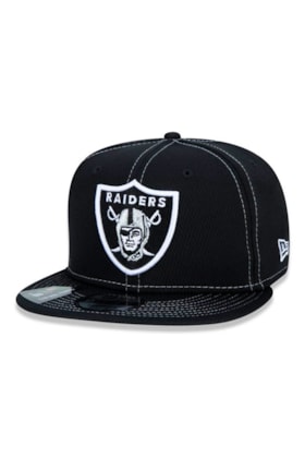 Boné New Era 9Fifty Nfl Onfield Coleção Sideline Oakland Raiders Preto Boné New Era 9Fifty Nfl Onfield Coleção Sideline Oakland Raiders Preto