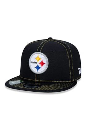 Boné New Era 9Fifty Nfl Onfield Coleção Sideline Pittsburgh Steelers Preto Boné New Era 9Fifty Nfl Onfield Coleção Sideline Pittsburgh Steelers Preto