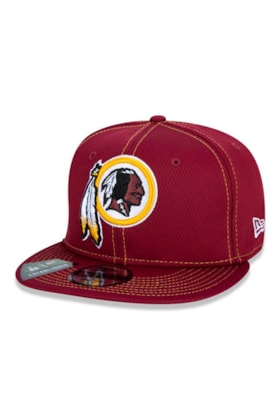 Boné New Era 9Fifty Nfl Onfield Coleção Sideline Washington Redskins Bordo Boné New Era 9Fifty Nfl Onfield Coleção Sideline Washington Redskins Bordo