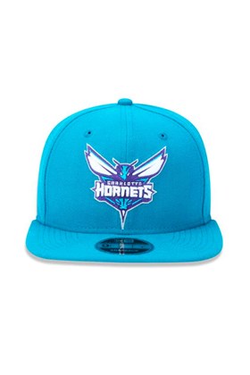Boné New Era 9FIFTY Original Fit NBA Charlotte Hornets Team Color Verde Água
