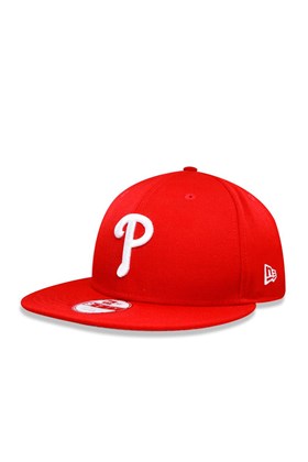 Bone New Era 9Fifty Original Fit Philadelphia Phillies Mlb Vermelho/Branco Bone New Era 9Fifty Original Fit Philadelphia Phillies Mlb Vermelho/Branco