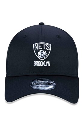 Boné New Era 9forty Nba Brooklyn Nets Preto/Branco