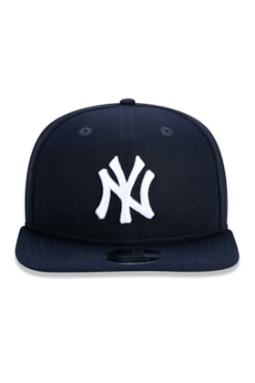 Boné New Era 9forty New York Yankees Mlb Snapback Azul/Branco Boné New Era 9forty New York Yankees Mlb Snapback Azul/Branco