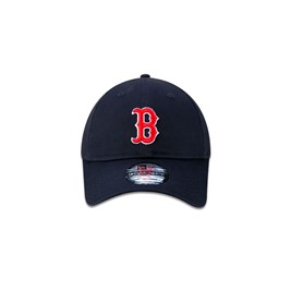 Boné New Era 9TWENTY MLB Boston Red Sox Aba Curva Azul Marinho/Vermelho