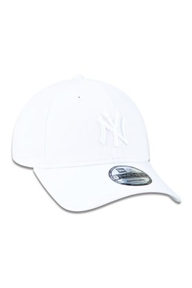 Boné New Era 9TWENTY MLB New York Yankees Aba Curva Branco