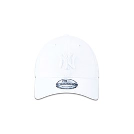Boné New Era 9TWENTY MLB New York Yankees Aba Curva Branco