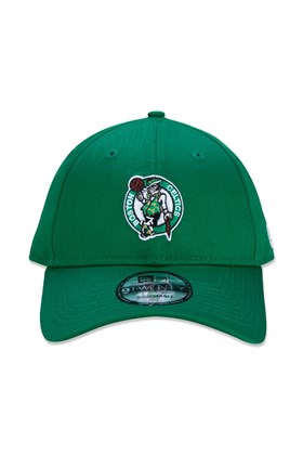 Boné New Era 9twenty Strapback Aba Curva Boston Celtics Time Verde/Branco