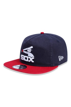 Bone NEW ERA Golfer Chicago White Sox Mlb Snapback Preto/Vermelho Bone NEW ERA Golfer Chicago White Sox Mlb Snapback Preto/Vermelho